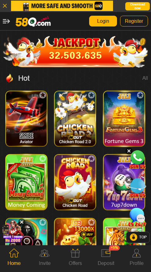 Games in 58Q APK